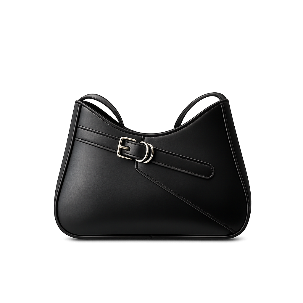French Retro Shoulder Bag with Adjustable Strap