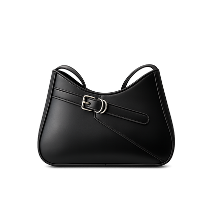 French Retro Shoulder Bag with Adjustable Strap