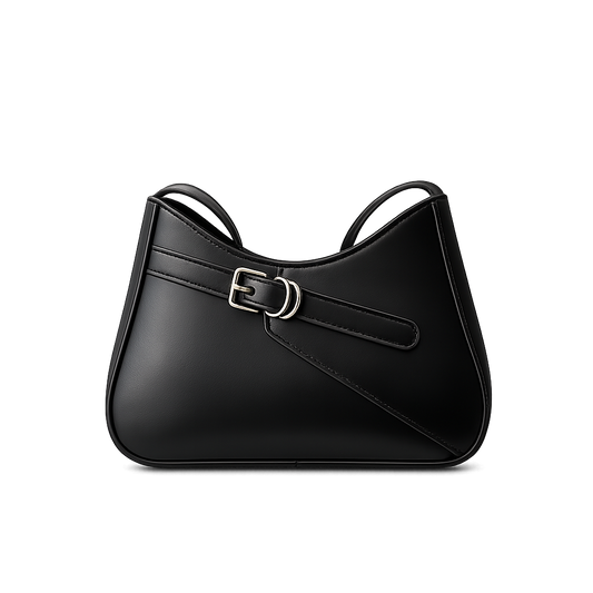 French Retro Shoulder Bag with Adjustable Strap