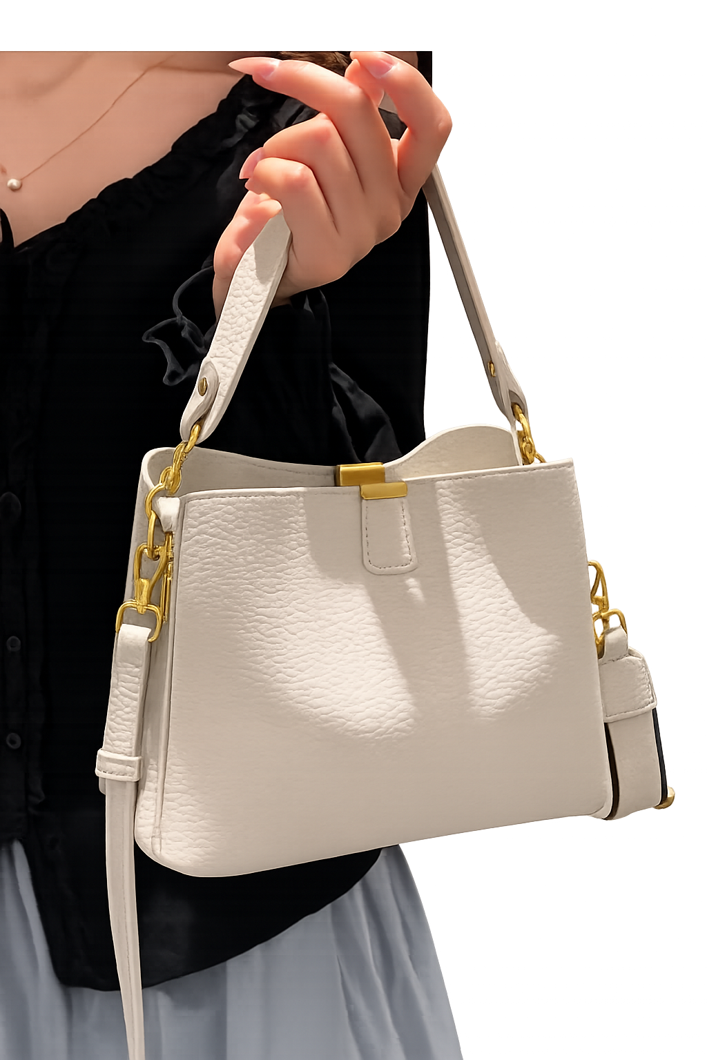Lychee Pattern Shoulder Crossbody Bag