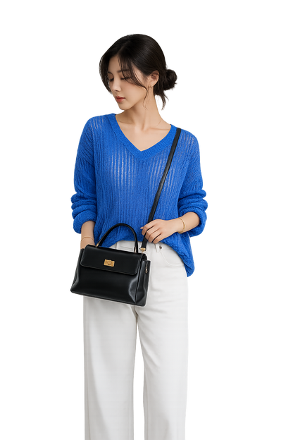 Genuine Leather Crossbody Shoulder Bag