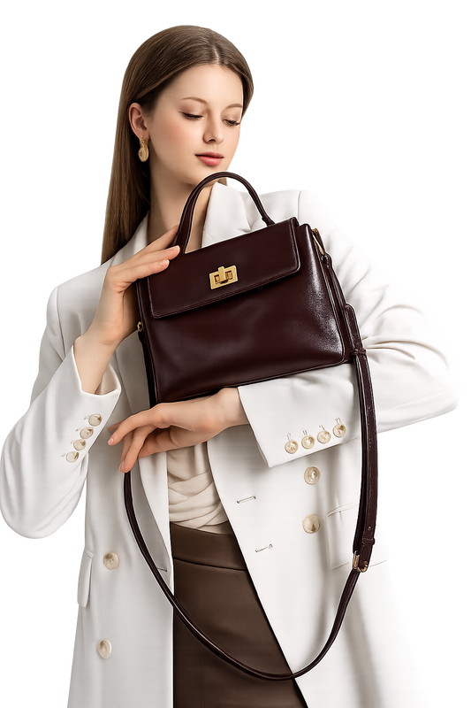 Genuine Leather Crossbody Shoulder Bag