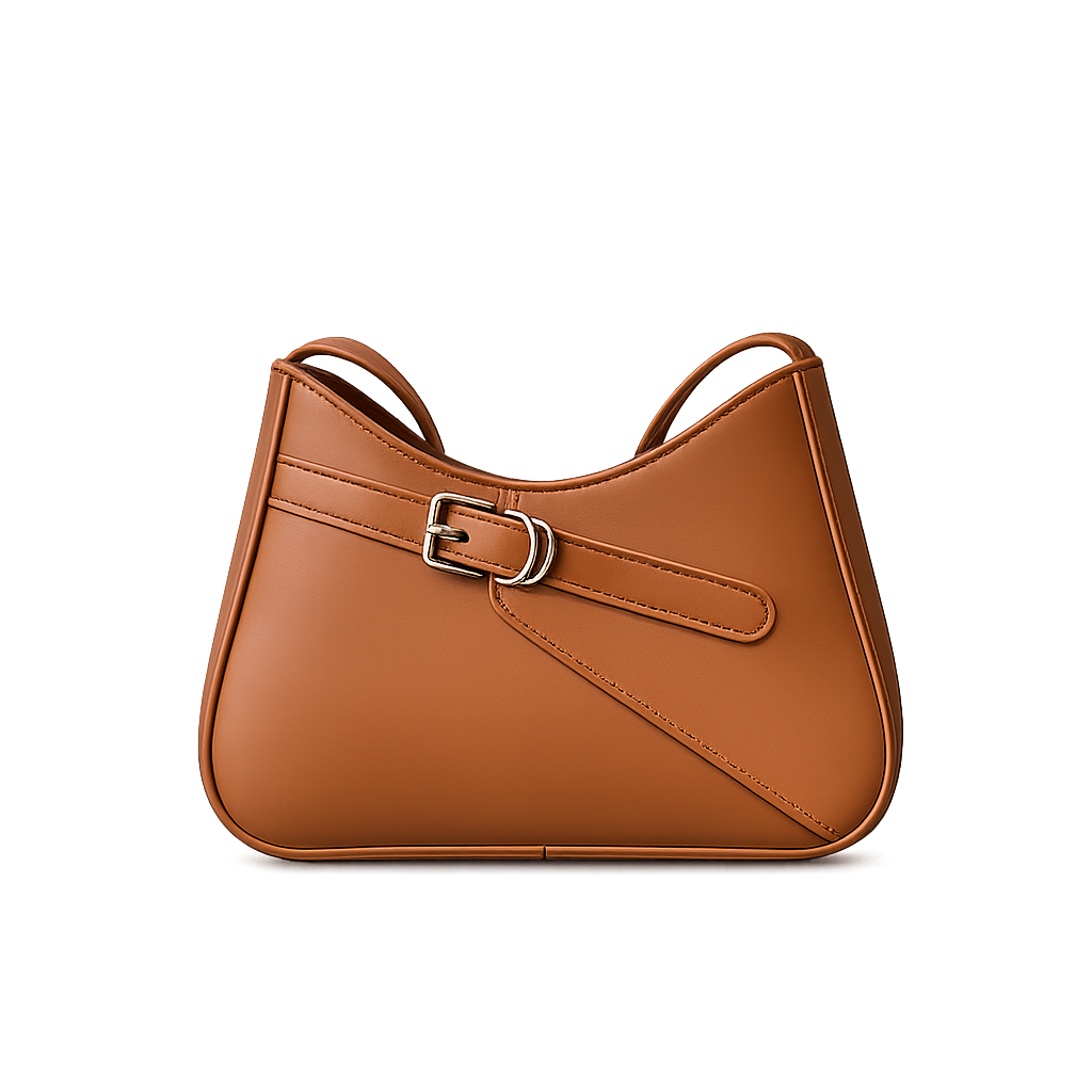 French Retro Shoulder Bag with Adjustable Strap