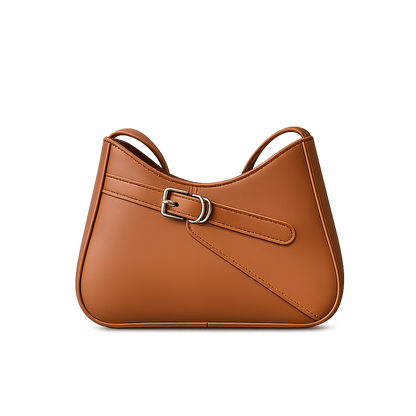 French Retro Shoulder Bag with Adjustable Strap