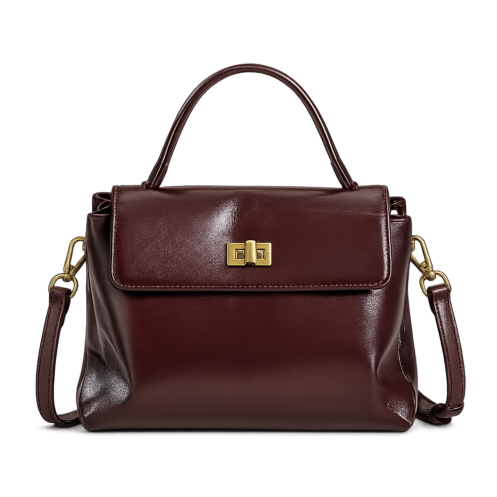 Genuine Leather Crossbody Shoulder Bag