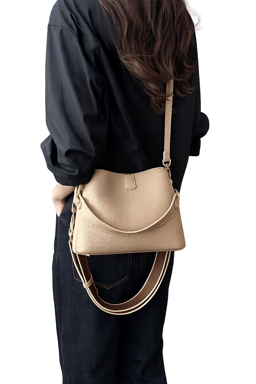 Lychee Pattern Shoulder Crossbody Bag