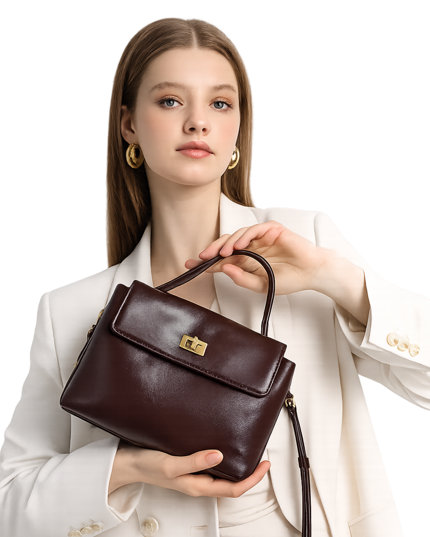 Genuine Leather Crossbody Shoulder Bag