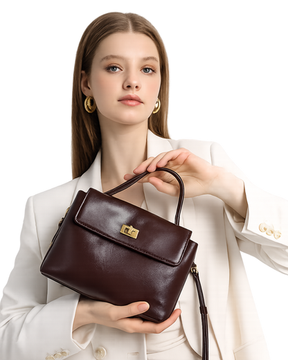 Genuine Leather Crossbody Shoulder Bag