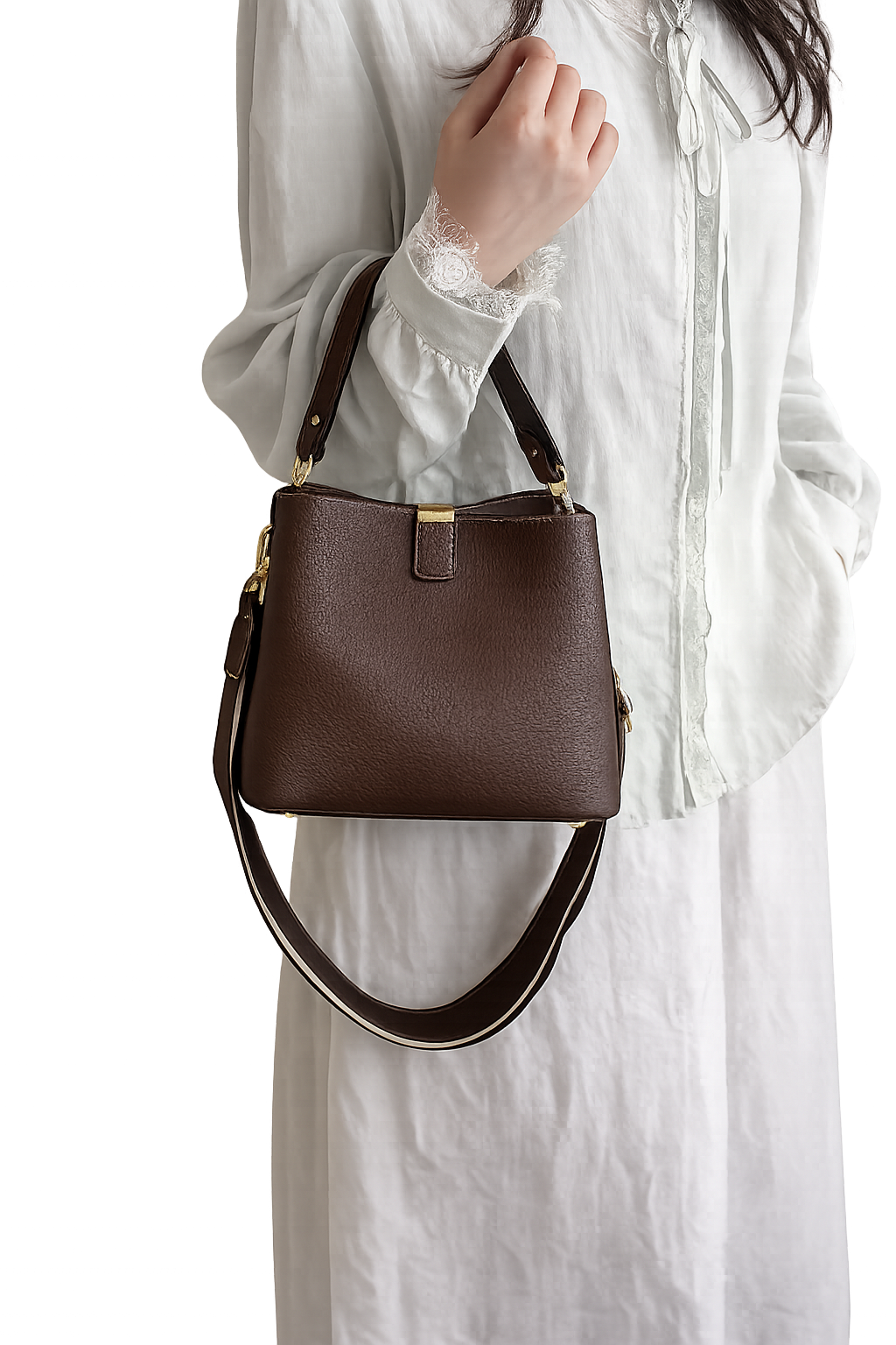 Lychee Pattern Shoulder Crossbody Bag