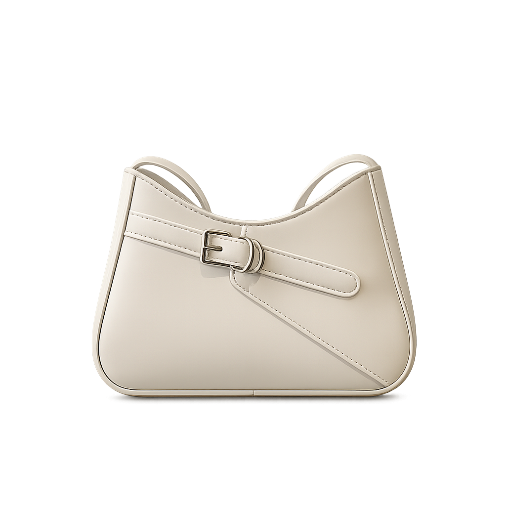 French Retro Shoulder Bag with Adjustable Strap