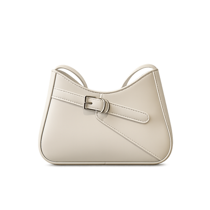 French Retro Shoulder Bag with Adjustable Strap