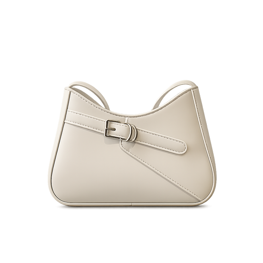 French Retro Shoulder Bag with Adjustable Strap