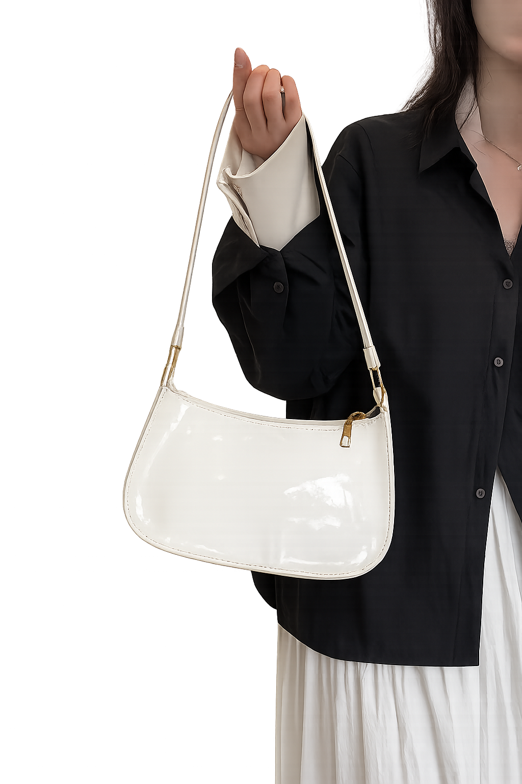Textured Pu women's crossbody bag