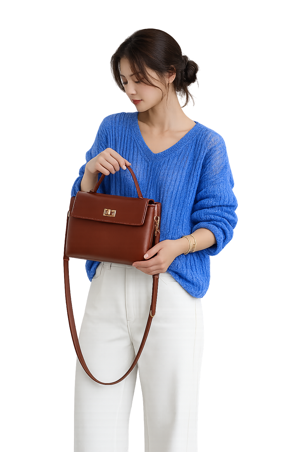 Genuine Leather Crossbody Shoulder Bag