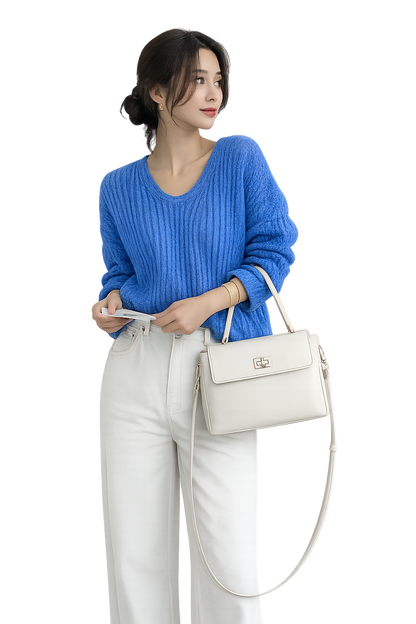 Genuine Leather Crossbody Shoulder Bag