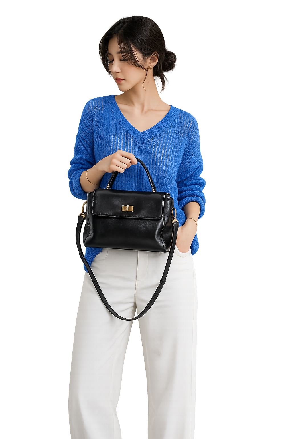 Genuine Leather Crossbody Shoulder Bag